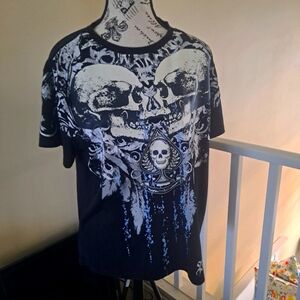 Men's Black Graphic T-Shirt